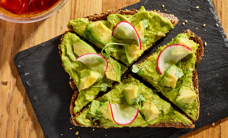 Hilltop Coffee Avocado Toast photo by Ed Rudolph Photography